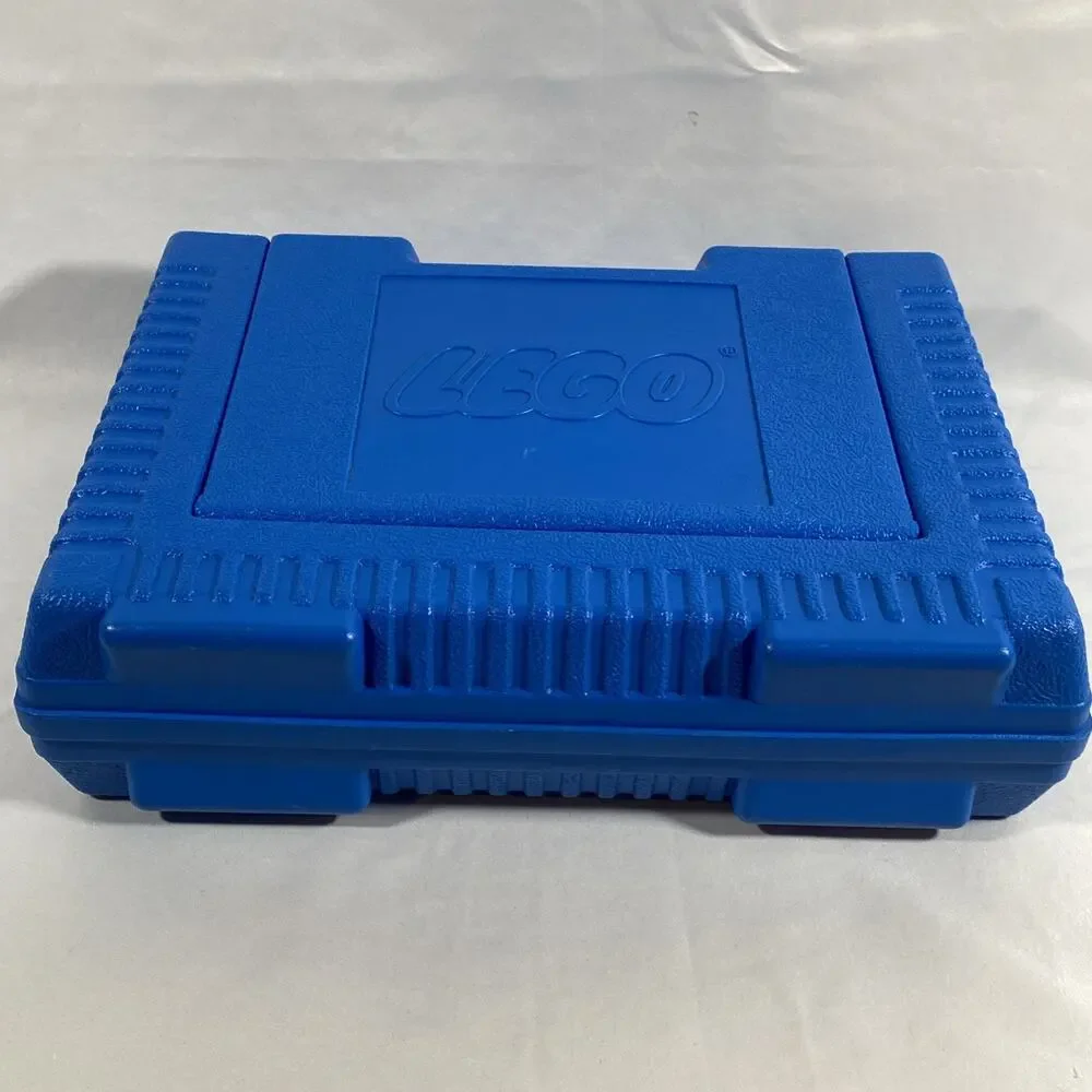 LEGO Vintage 1984 Blue Plastic Carrying Case Storage Case Made in USA